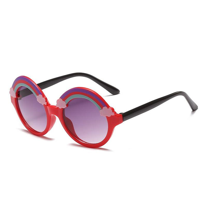 Children's cartoon rainbow animation Sunglasses