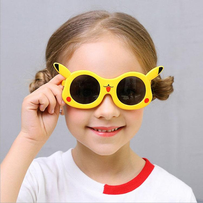 Fashion Children's Cartoon Silicone Polarized Sunglasses