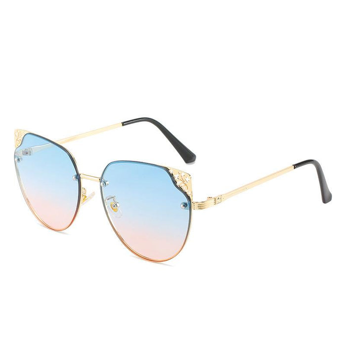 Metal hollow Sunglasses