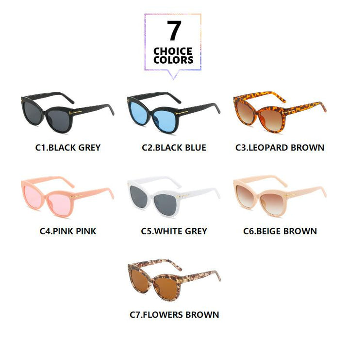 Cat's Eye Sunglasses personality trend RETRO SUNGLASSES