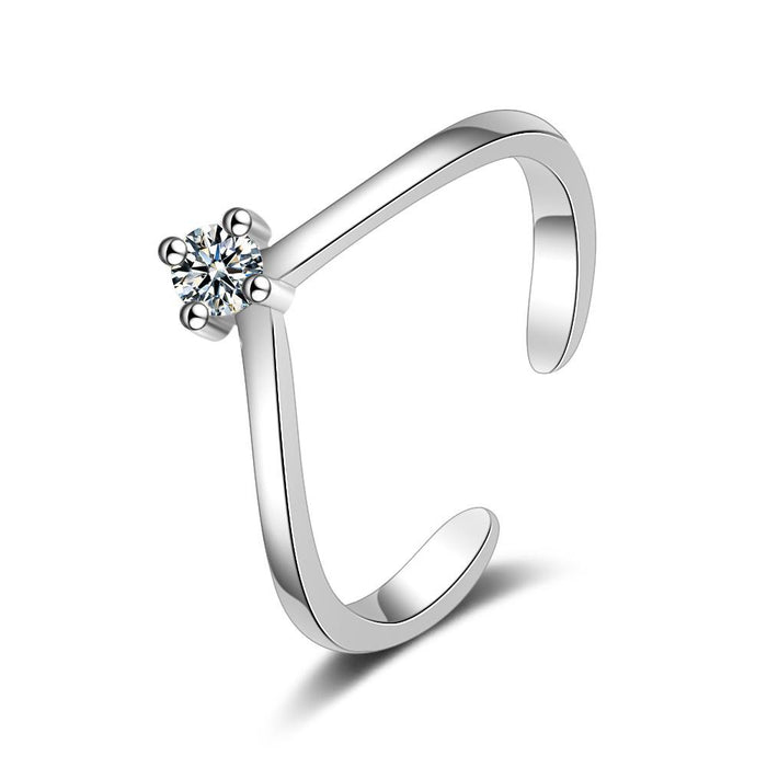 New Style Simple V-shaped Open Ring