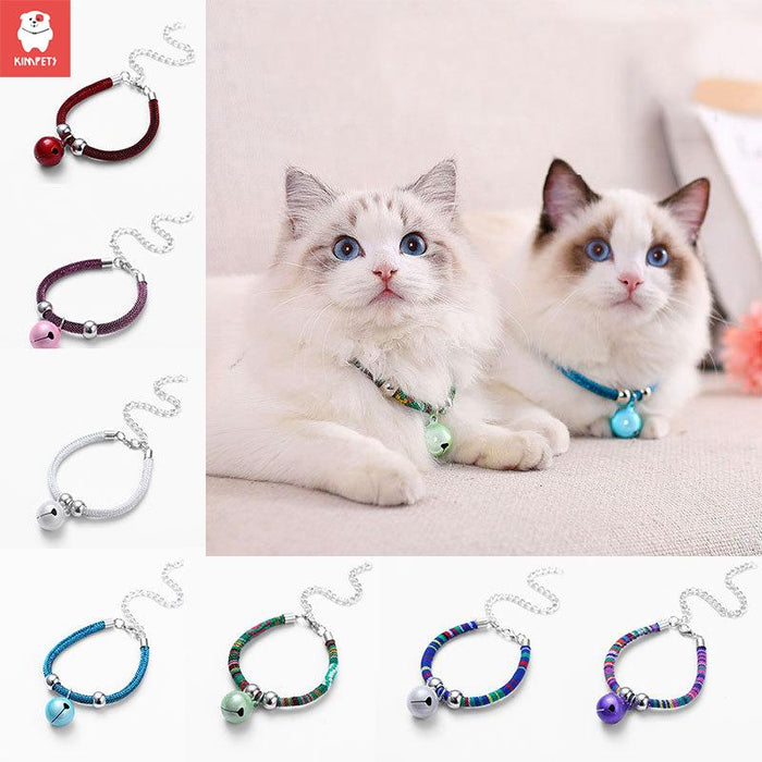 Cat Bell Collar Toy Adjustable Kitten Safety Necklace Popular Style