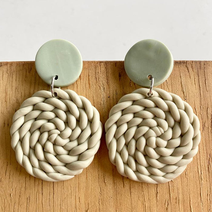 Polymer Clay Soft Ceramic Earrings