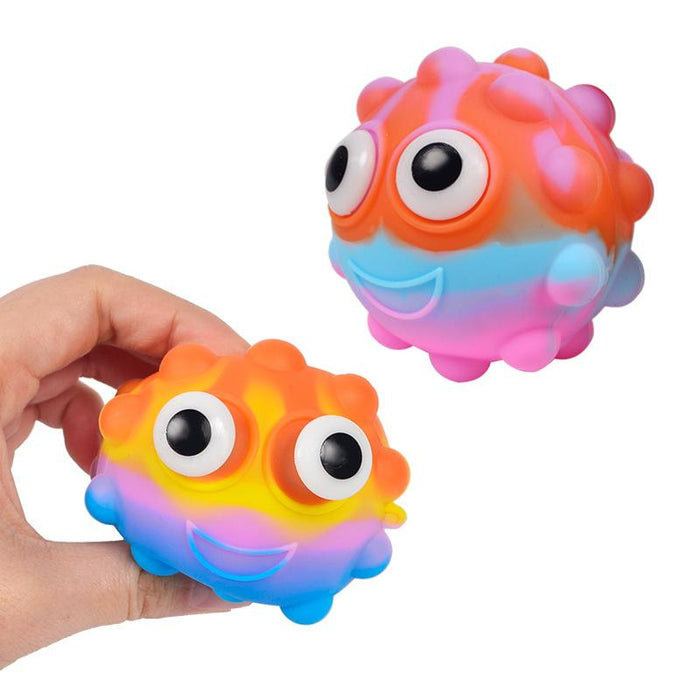 Ball decompression toy vent ball silicone eye bubble ball