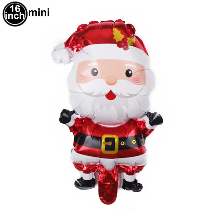Christmas Foil Santa Claus Snowman Elk Balloons