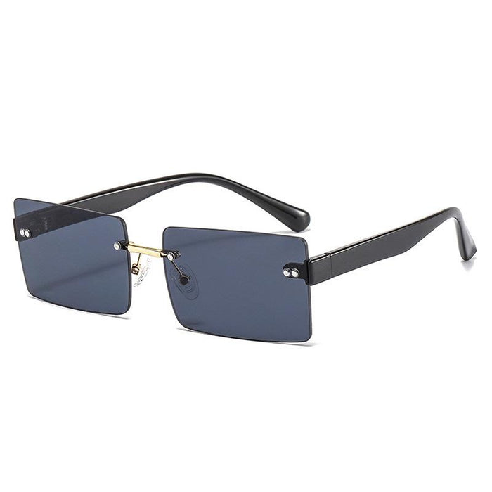 Square frameless colour candy Sunglasses