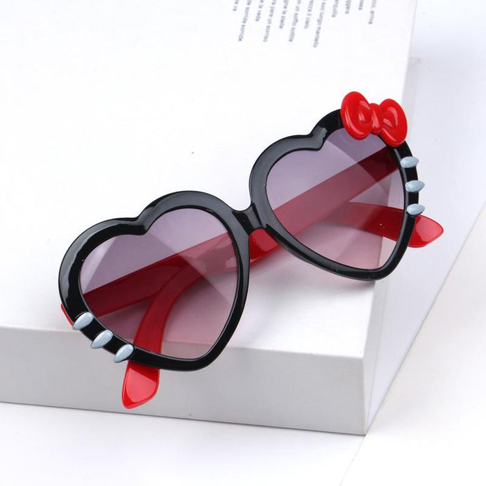 Children's heart Sunglasses heart-shaped glasses