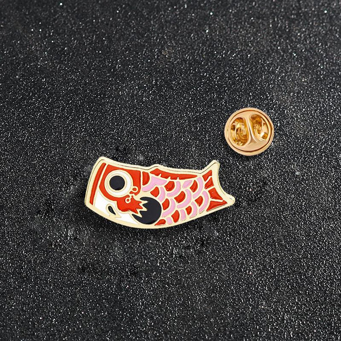 Creative Animal Brooch Red Carp Fashion Pin