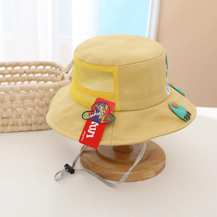 Summer Children's Dinosaur Foot Sunshade Mesh Hat