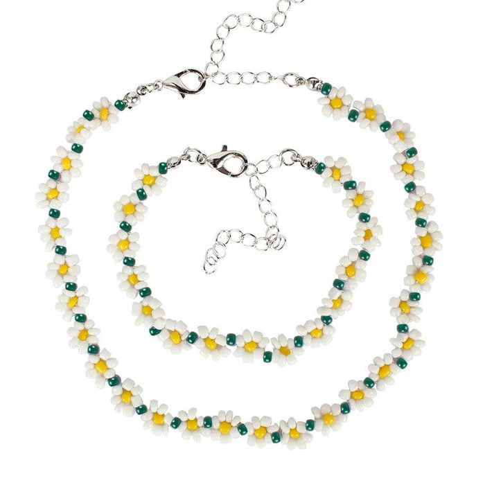 Fashion Women Bohemian Style Personalized Color Beaded Necklace