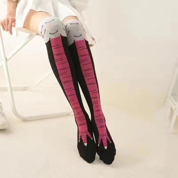 Woman Sexy Chicken Paws Feet Socks