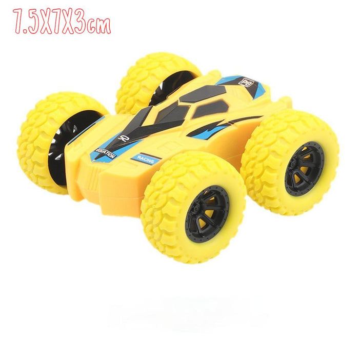 Funny children's toy car double-sided inertial safety anti-collision