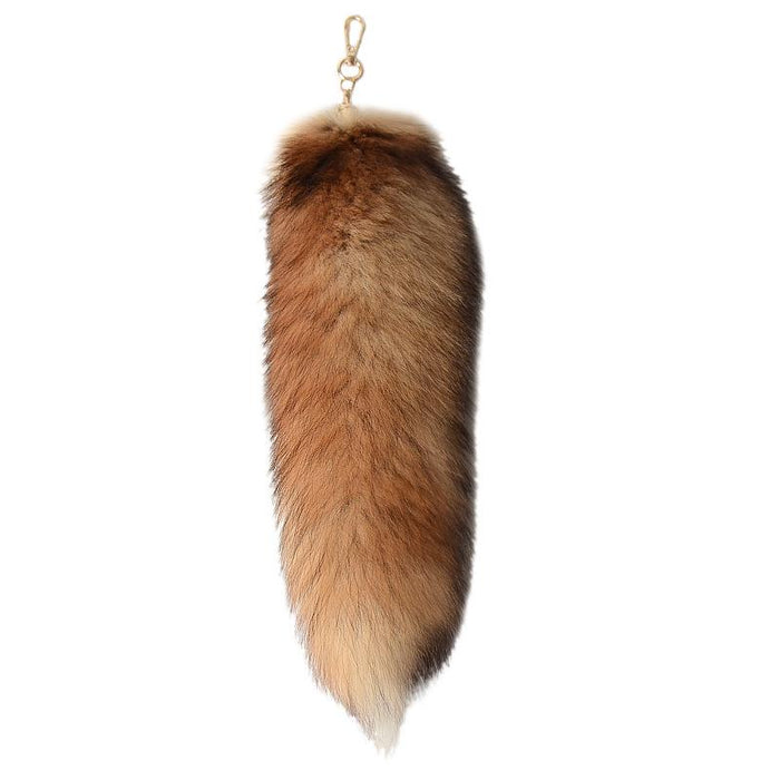 Fox tail hair pendant key chain fur  accessories bag pendant performance stage props