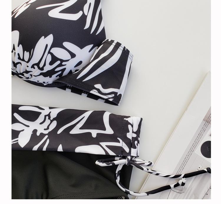 Sexy Digital Printed High Waist Bikini