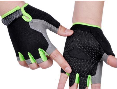 Anti Slip Shock Breathable Half Finger Gloves