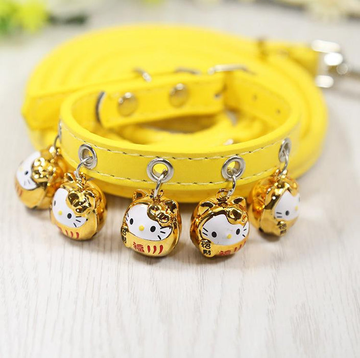 Bells Cartoon Small Dog Collar