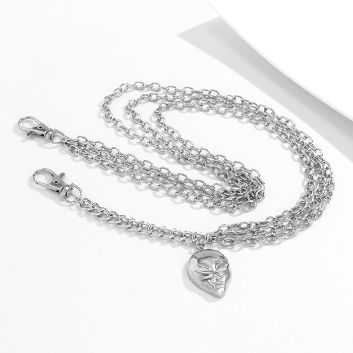 Personality Trend Alien Pendant Waist Chain Body Chain