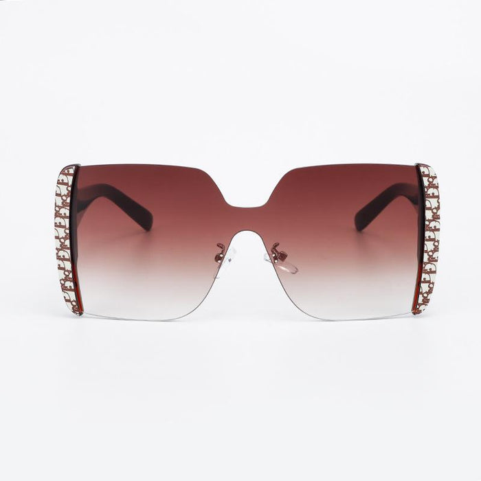 Men's and women's one piece flower wrapped Sunglasses