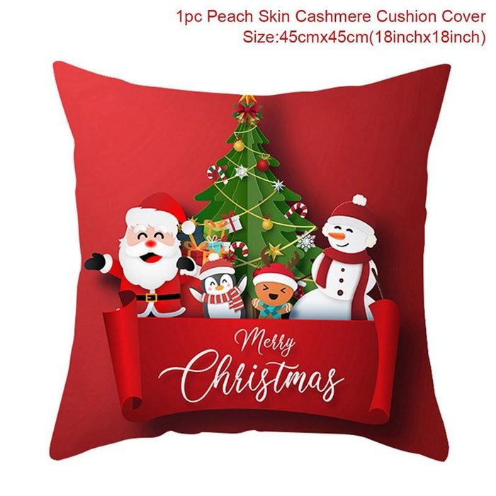 45cm Cushion Cover Christmas Decoration