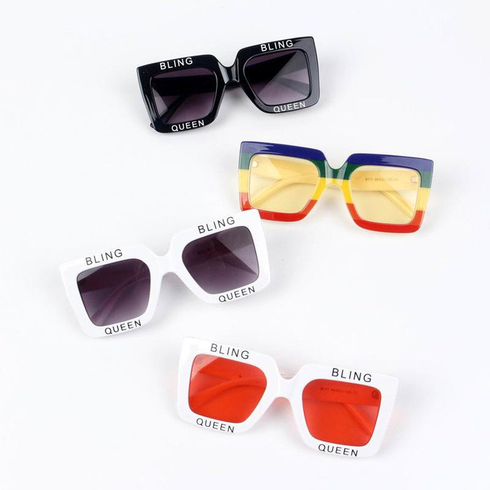 Box Sunglasses children's color blocking Sunglasses