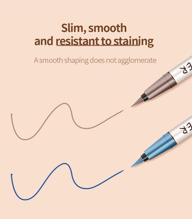 Waterproof and oil proof 6 colour Eyeliner