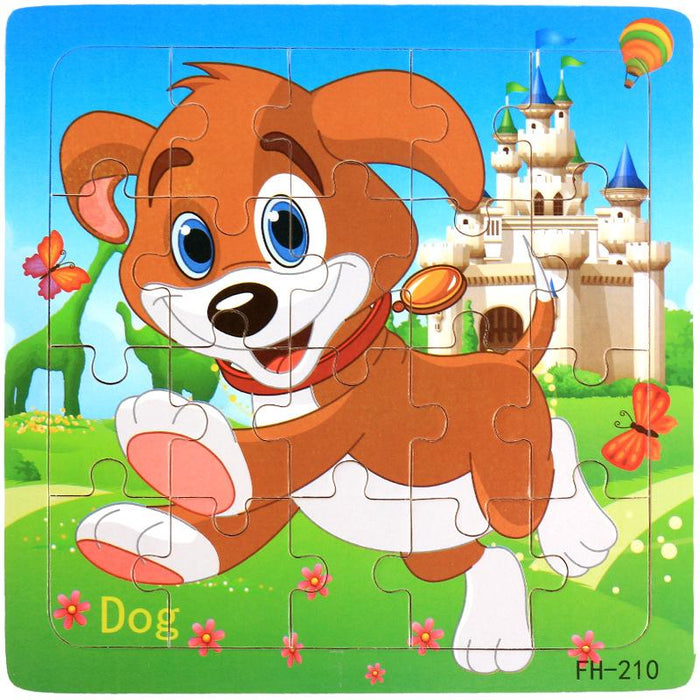 20 Piece Wooden Jigsaw Puzzle Kids Toy