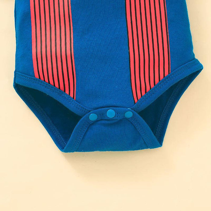 Summer Newborn Baby Boy Sport Short Sleeved Jumpsuit