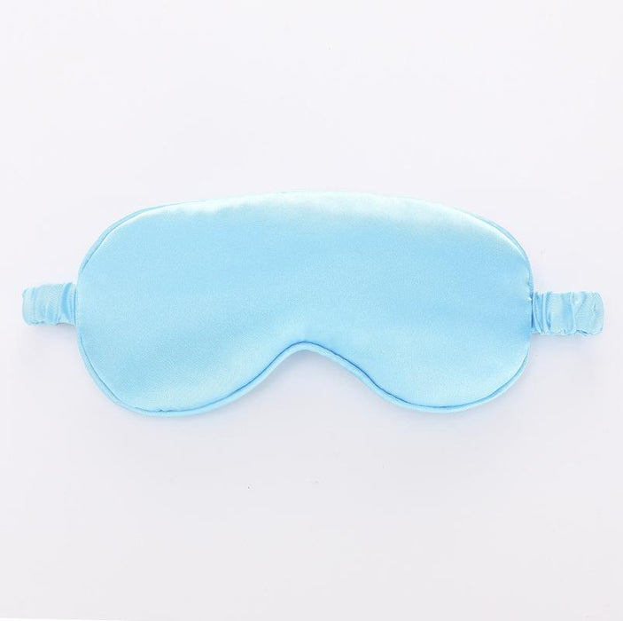 Pure Color Simulated Silk Sleeping Shade Eye Mask