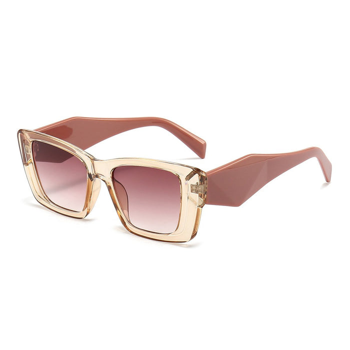 Sunglasses contrast cut square Sunglasses tide