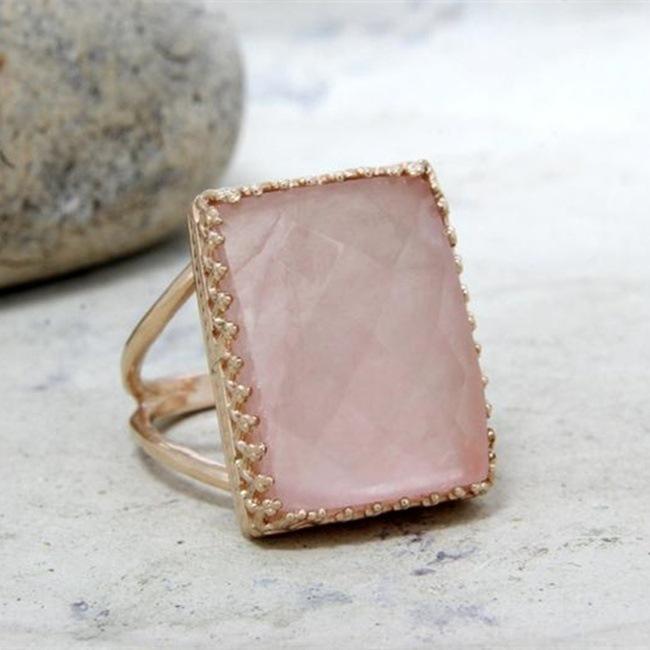 Pink Zircon Ring