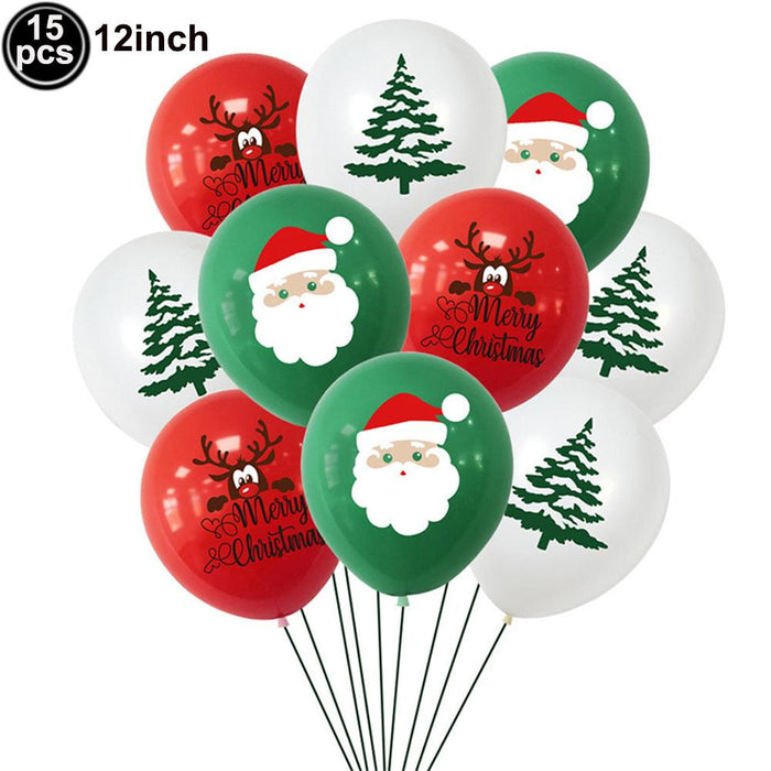 Christmas Foil Santa Claus Snowman Elk Balloons