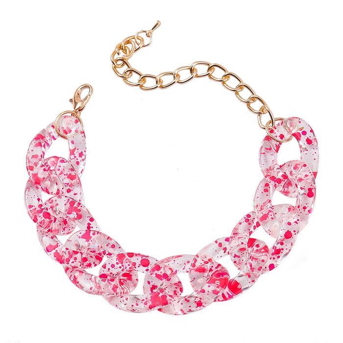 Fashion Jelly Acrylic Chain Resin Bracelet