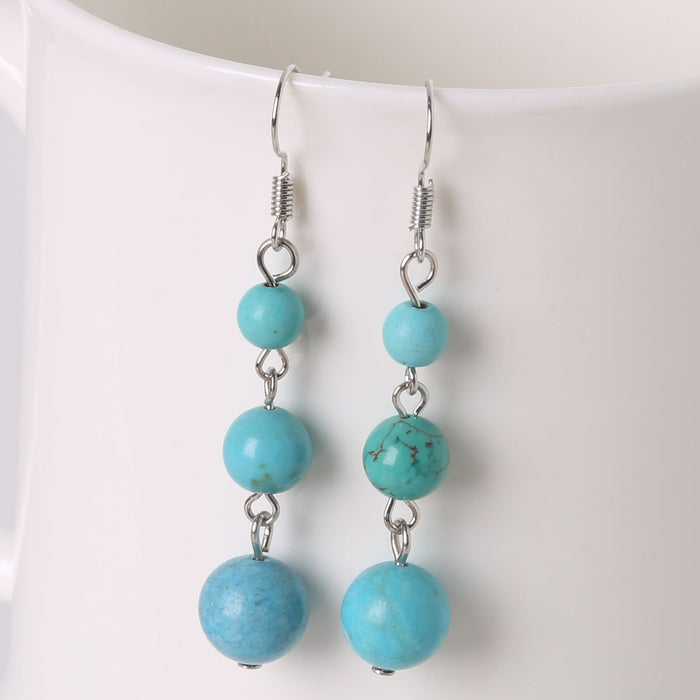 New Arrival Natural Stone Drop Earrings