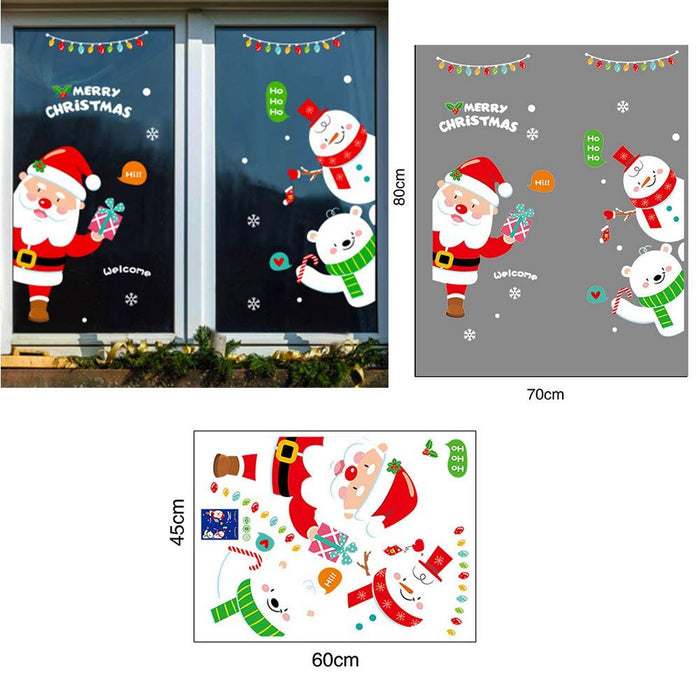 2022 Christmas Window Stickers
