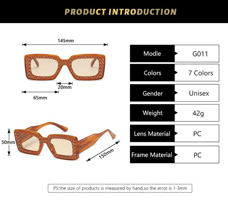 Personalized contrast box Sunglasses