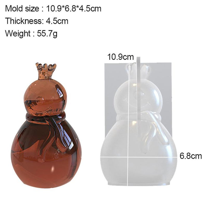 DIY Christmas Scented Candle Ornaments Silicone Mold