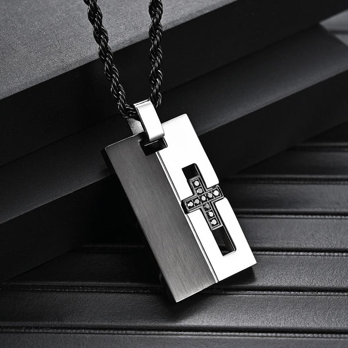 Popular Men's Stainless Steel Pendant Necklace Accessories