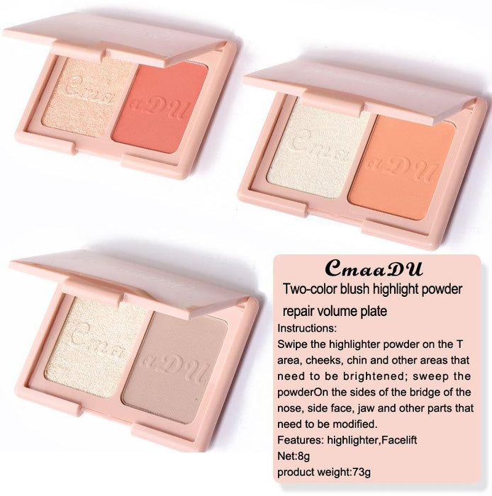 Two colour Blush high gloss powder repair tray