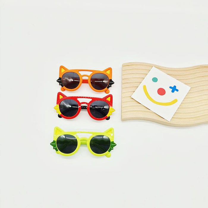 Cartoon Cat Personality Silicone Children's Sunglasses