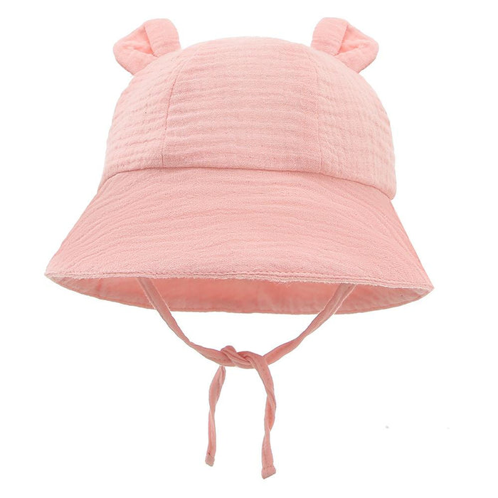 Cotton Sun Hat Children Outdoor Rabbit Ear Beach Caps