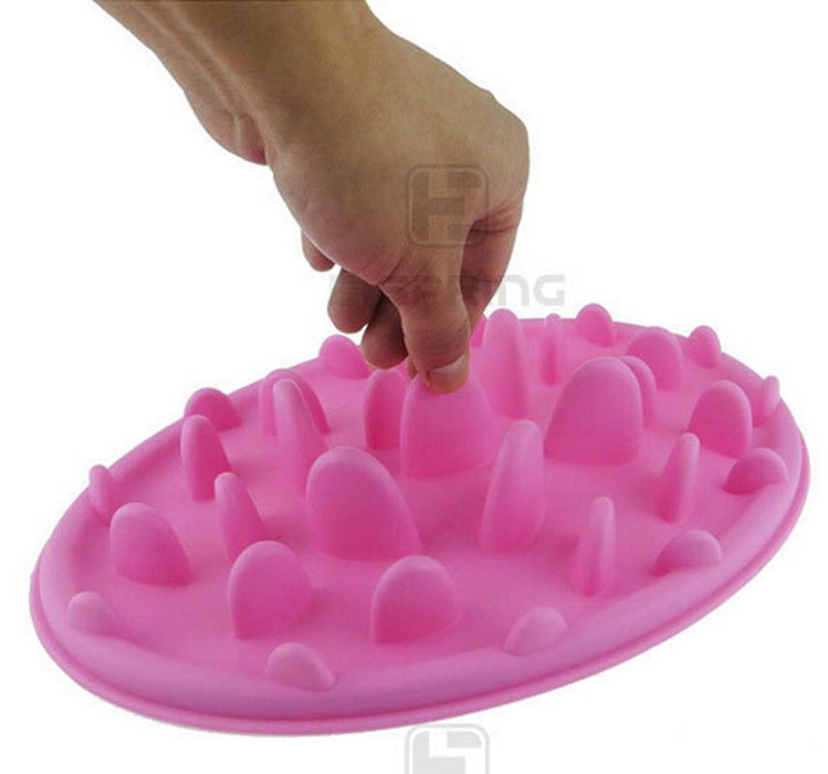 Pet Food Bowl Interactive Feeder Digestive Puzzle Bowl