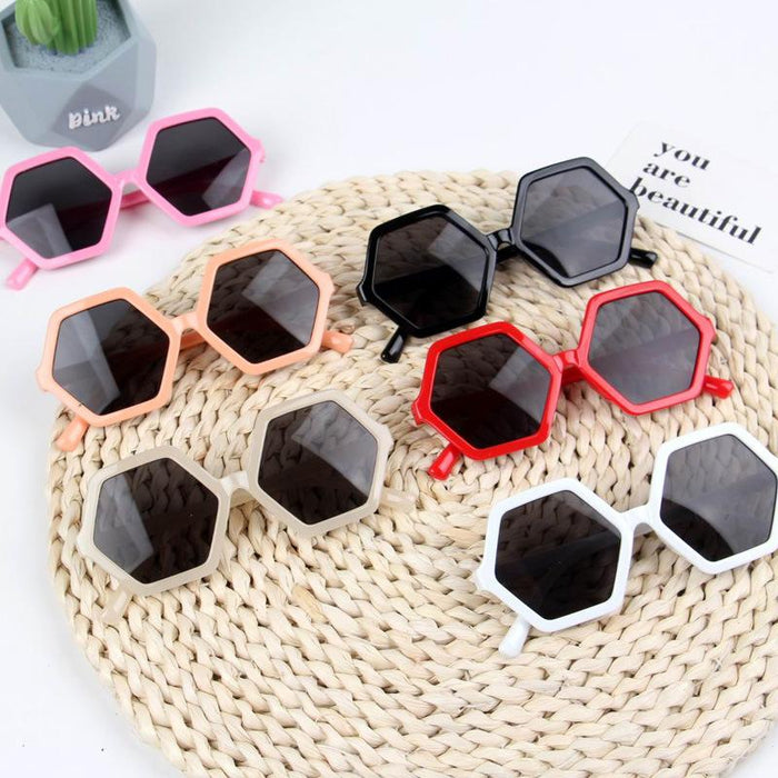 Children's Sunglasses hexagonal diamond Sunglasses