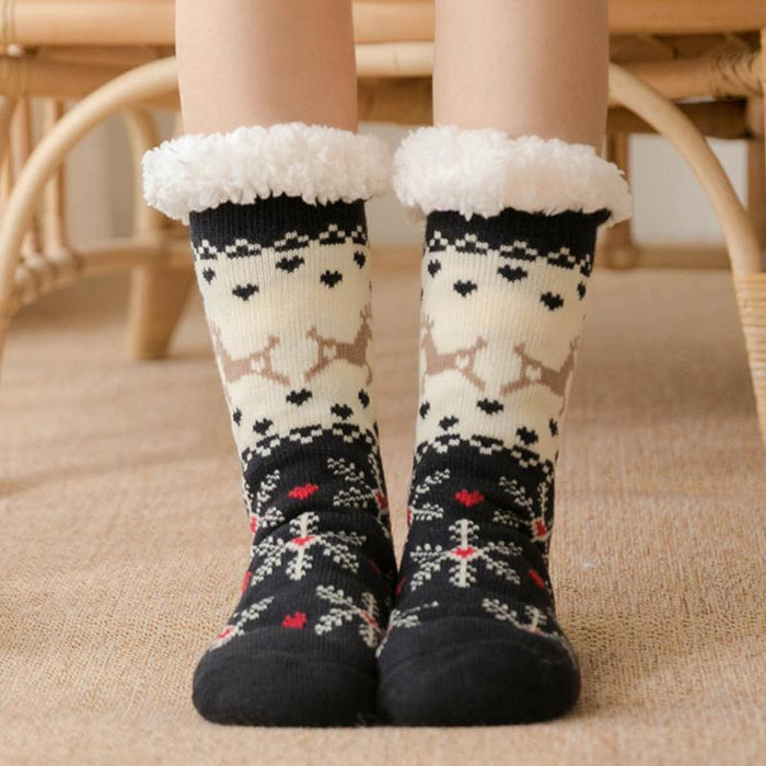 Cute Warm Socks Thicken Plus Cotton Winter Women Socks