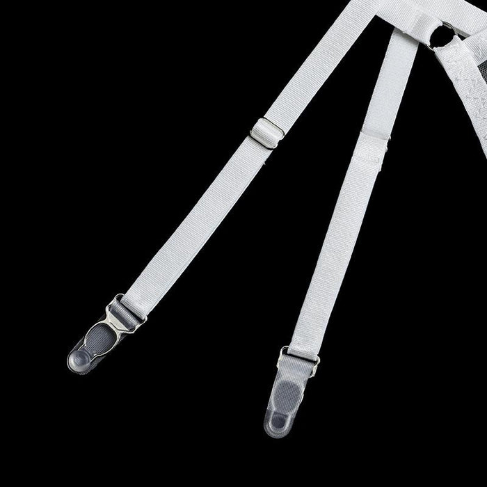 Women's Mesh Lingerie Sexy Stitching Push Up Underwear Set