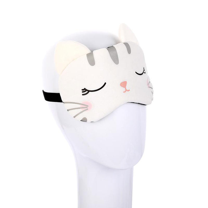 Cute Shading Cartoon Panda Cat Sleep Mask