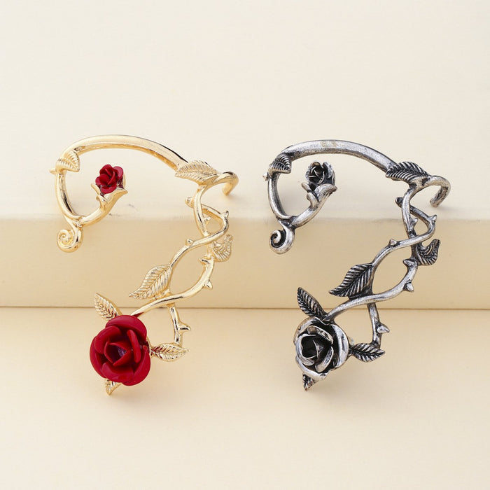 Alloy Vintage Flower Earrings