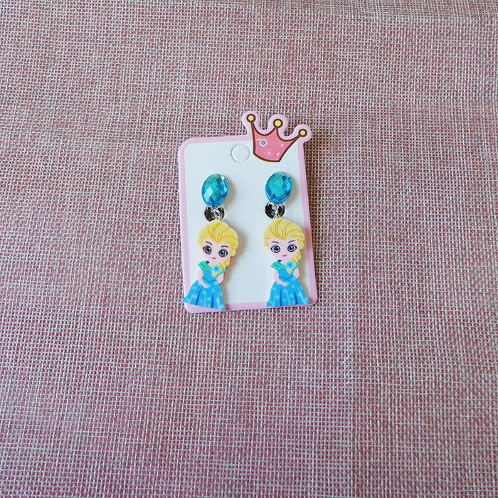 Children's Ear Clip Princess Earrings Cartoon Earrings Jewelry