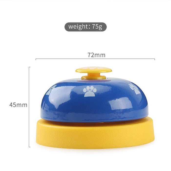Pet Toy Training Called Dinner Small Bell Footprint Ring