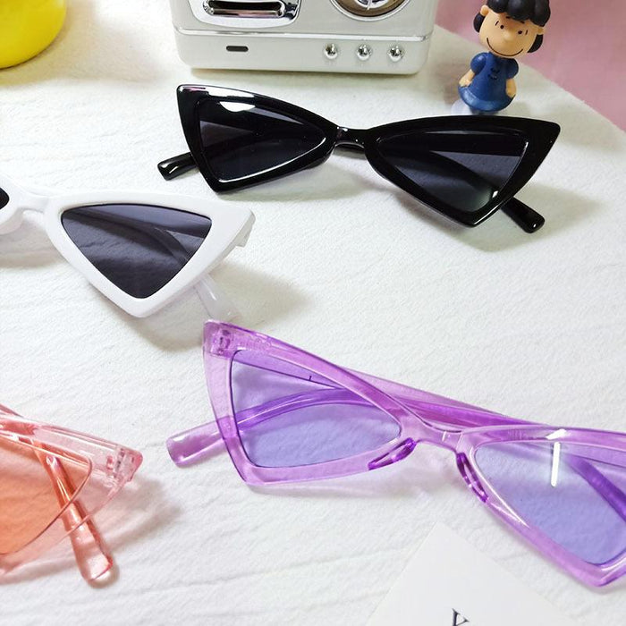 Retro Trend Triangle Frame Children's Sunglasses