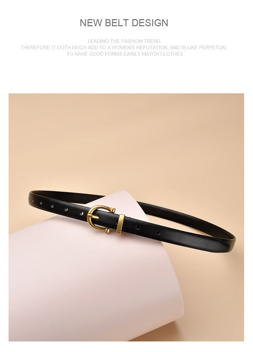 Simple Fashion Thin Belt Jeans Belt